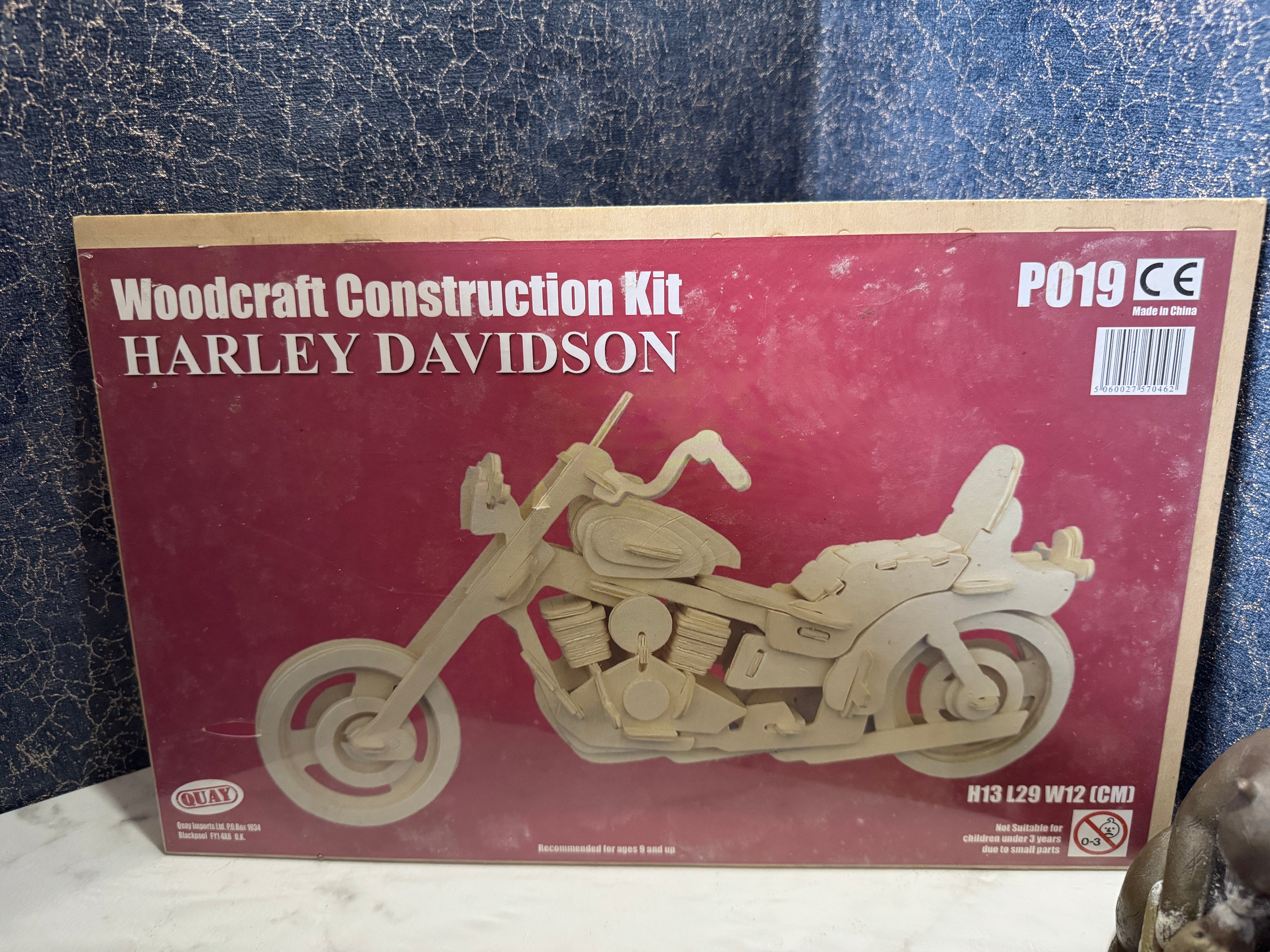 🔮 Quay Harley-Davidson Woodcraft Construction Kit – Brand New & Factory Sealed