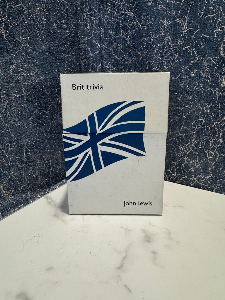 John Lewis "Brit Trivia" Card Game – Ultimate British Quiz & Trivia Box Set