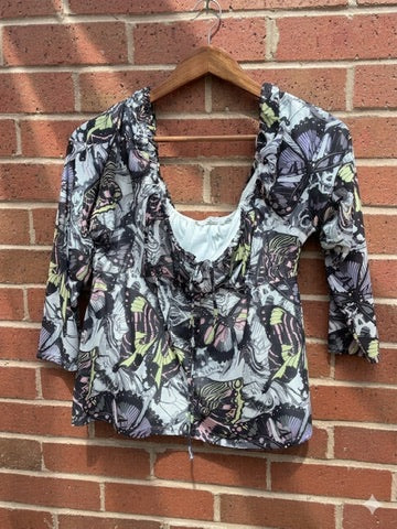 Next Butterfly Blouse Size UK 18