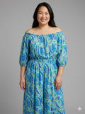 Scoop Floral Print Off-the-Shoulder Play Suit Size UK 12/14