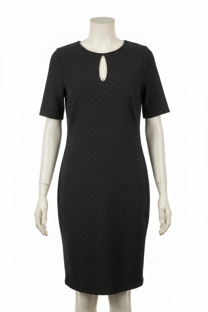 Dorothy Perkins Black Sparkle Dress Size UK 12