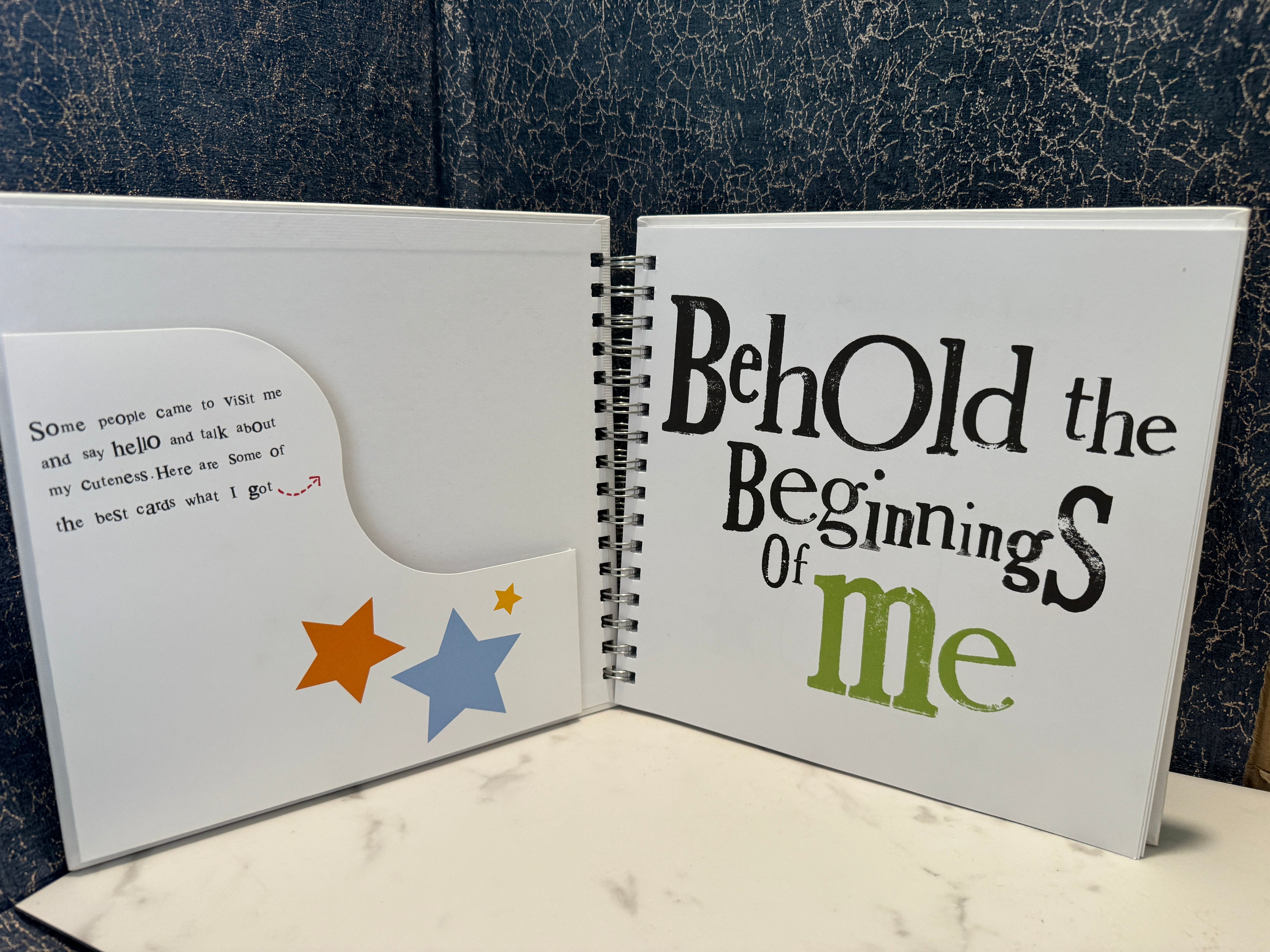 The Bright Side "Lovely Little Mini Person" Baby Record Book – Rachel Bright Memory Journal