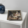 Vintage "The Great White Way" Times Square New York Glass Trinket Tray / Valet Dish