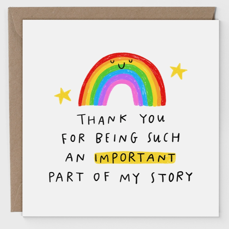 Important Part of My Story - Thank You