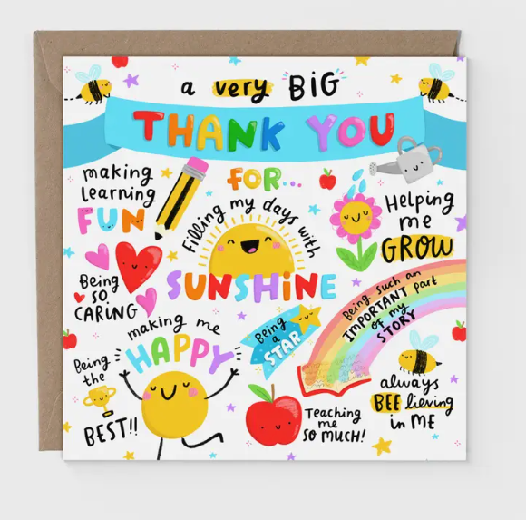 Thank You Teacher Card