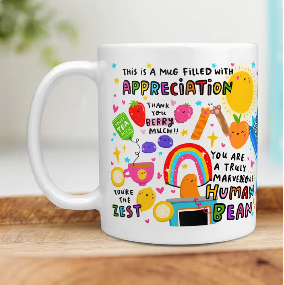 Teacher Mug of Appreciation - Thank You