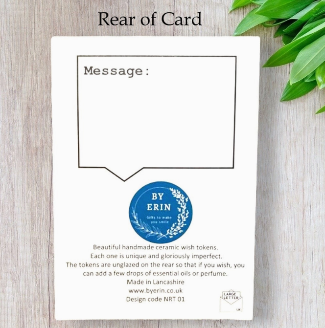 Special Teacher Ceramic Pocket Token Pocket Hug and Card